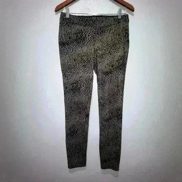 Free People Knit Leggings in Leopard Print Combo / Tan, Beige, Black / Size S - Picture 13 of 14